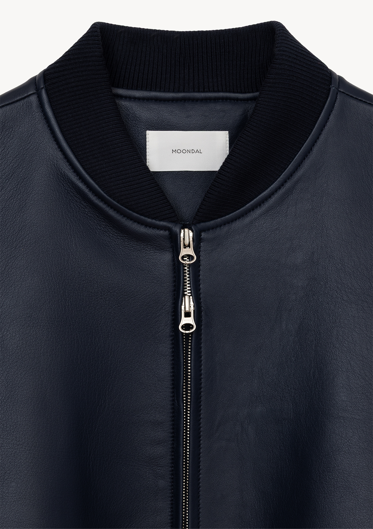 Lambskin Blouson in Navy
