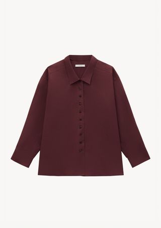Low Shirt in Burgundy