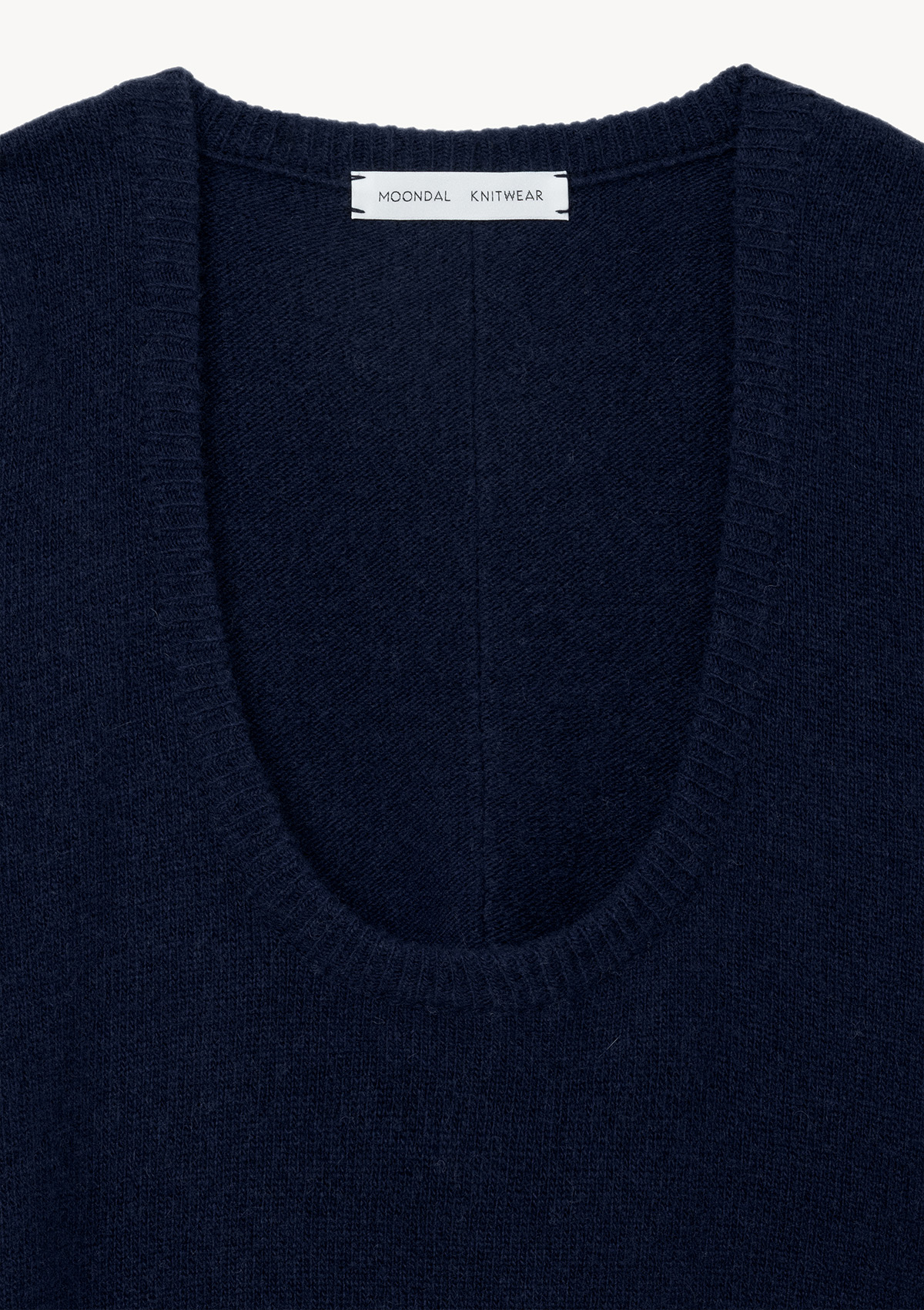 Ellen U-Neck Knit in Navy