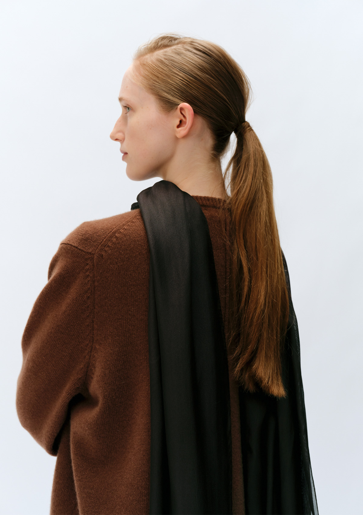 Ellen U-Neck Knit in Brown 사진 4/4