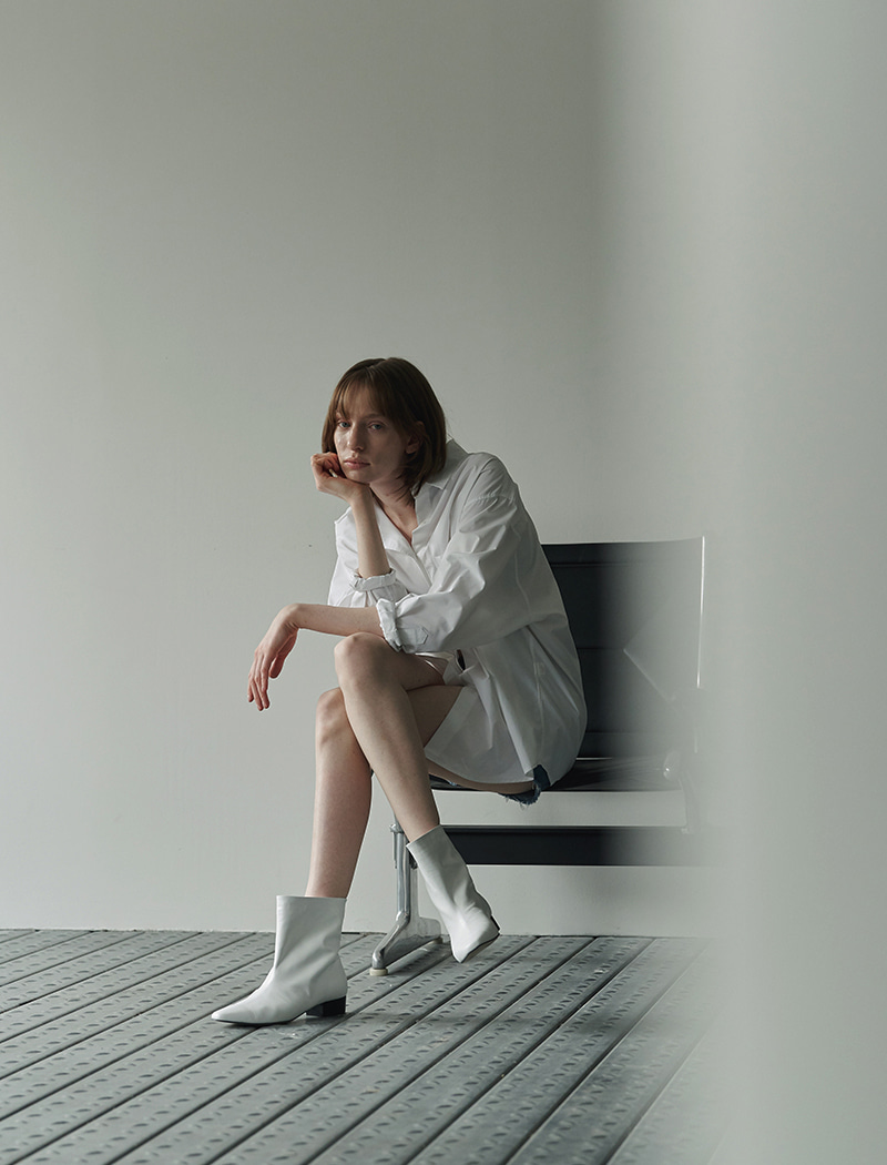 PERTH wide boots_white 사진 2/4