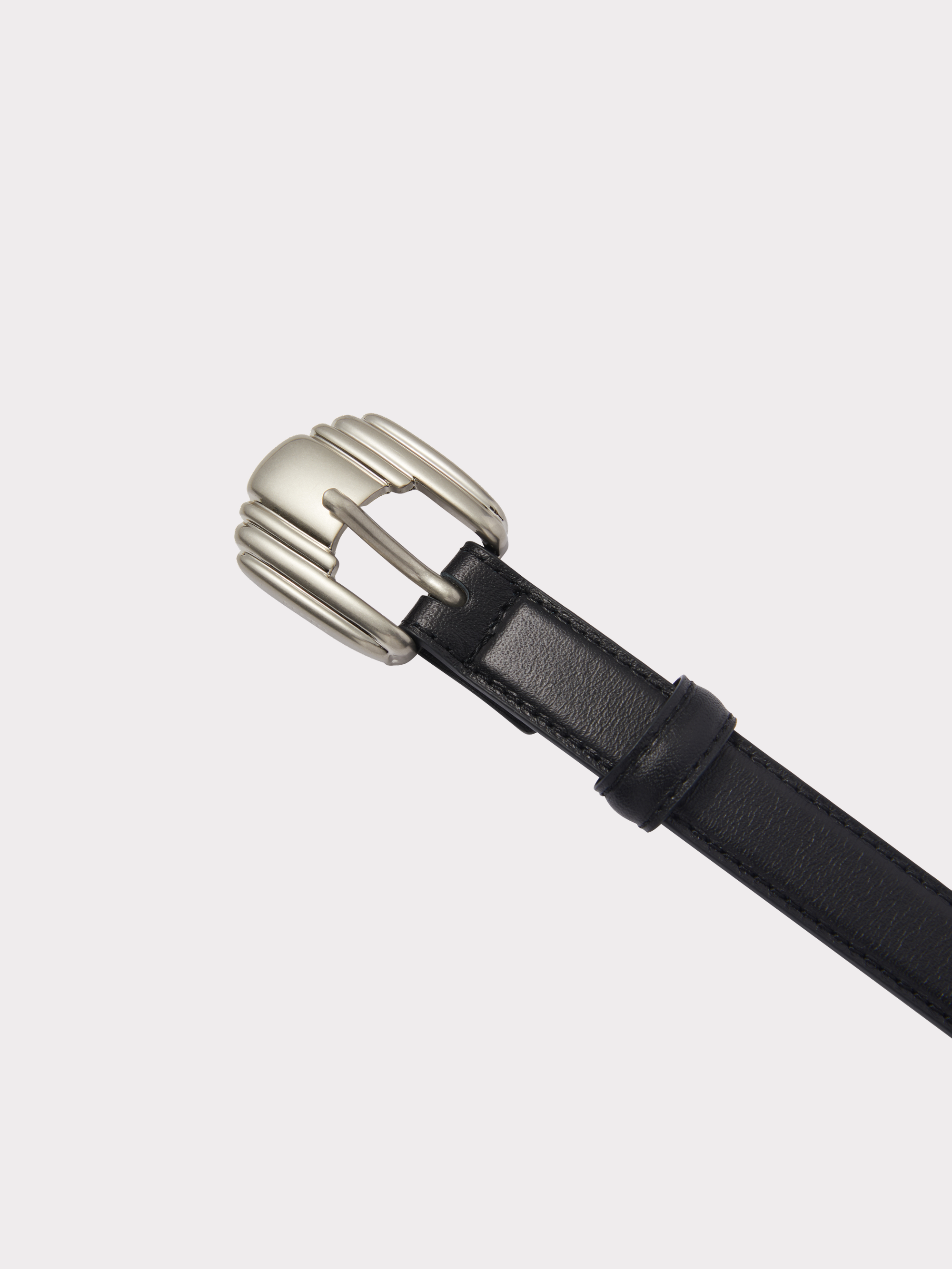 Shell Buckle Belt (Silver) 사진 2/4
