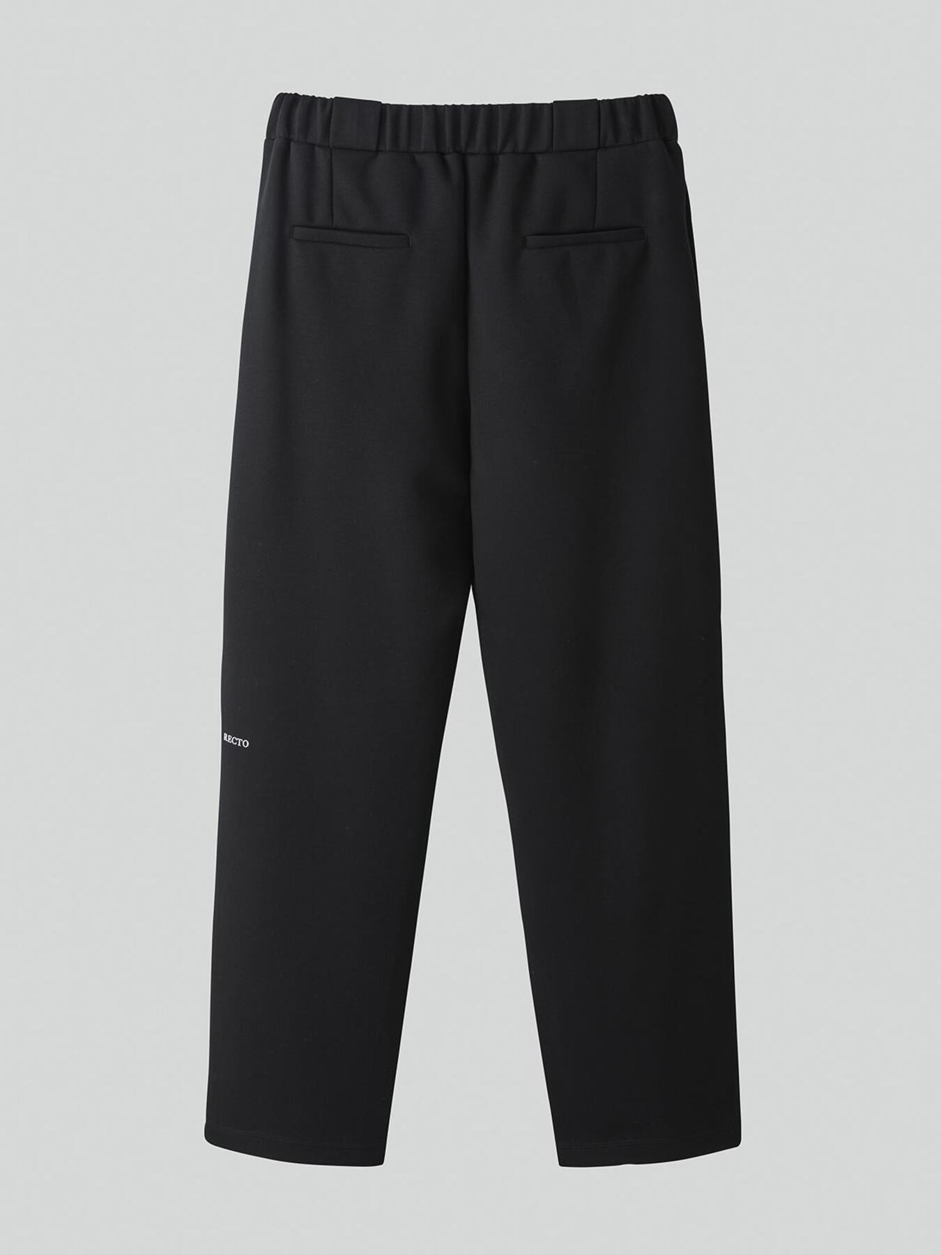 WIDE BANDING LOOSE FIT SWEATPANTS (BLACK)