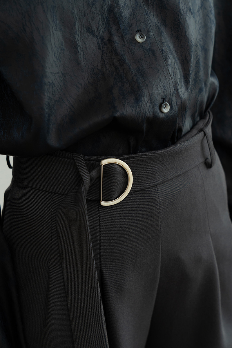 STRAIGHT WIDE LEG SLACKS TROUSERS DY 사진 4/4