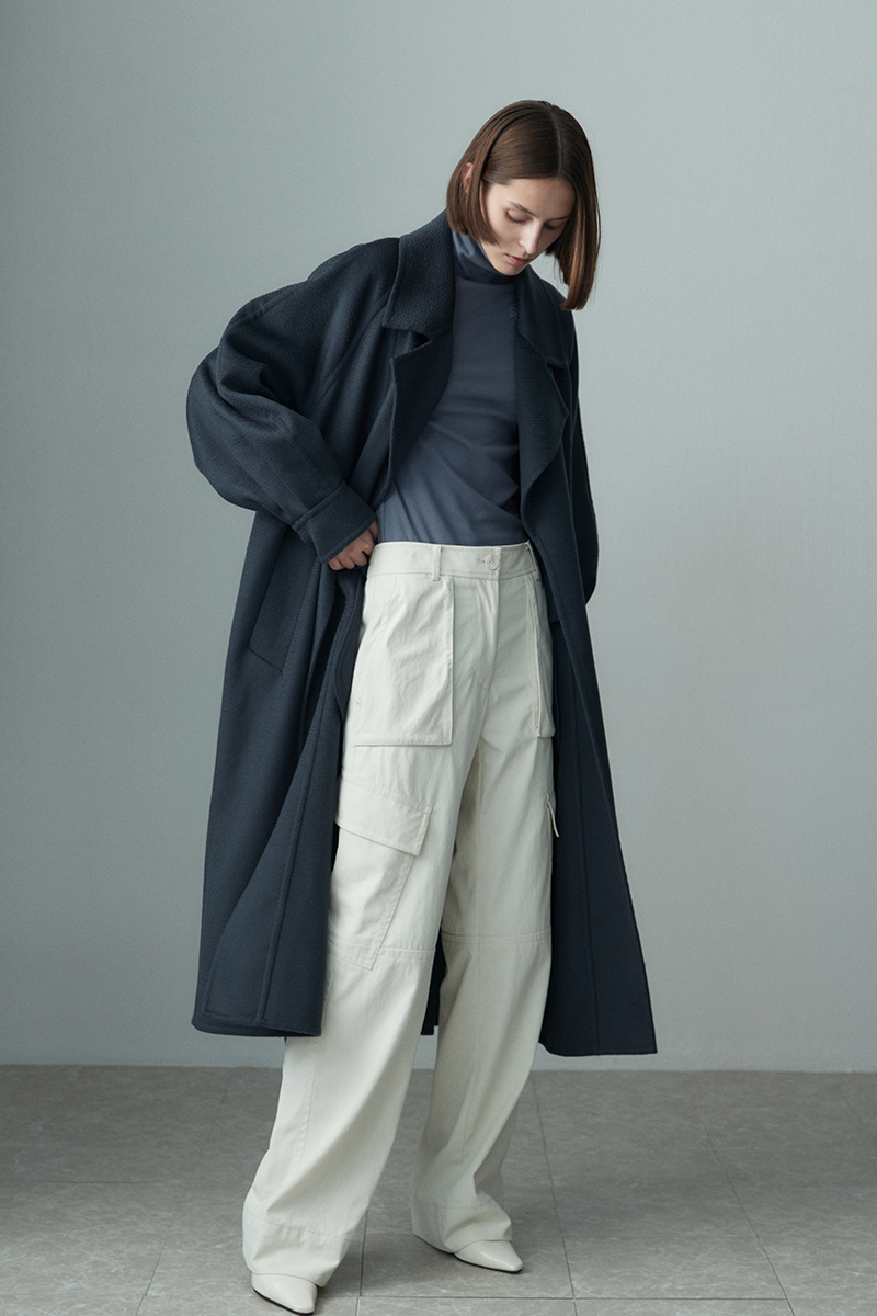 WIDE POCKET CARGO PANTS IVORY 사진 4/4