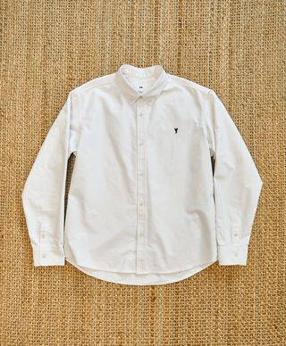 Ox. washed shirts [Vintage white]