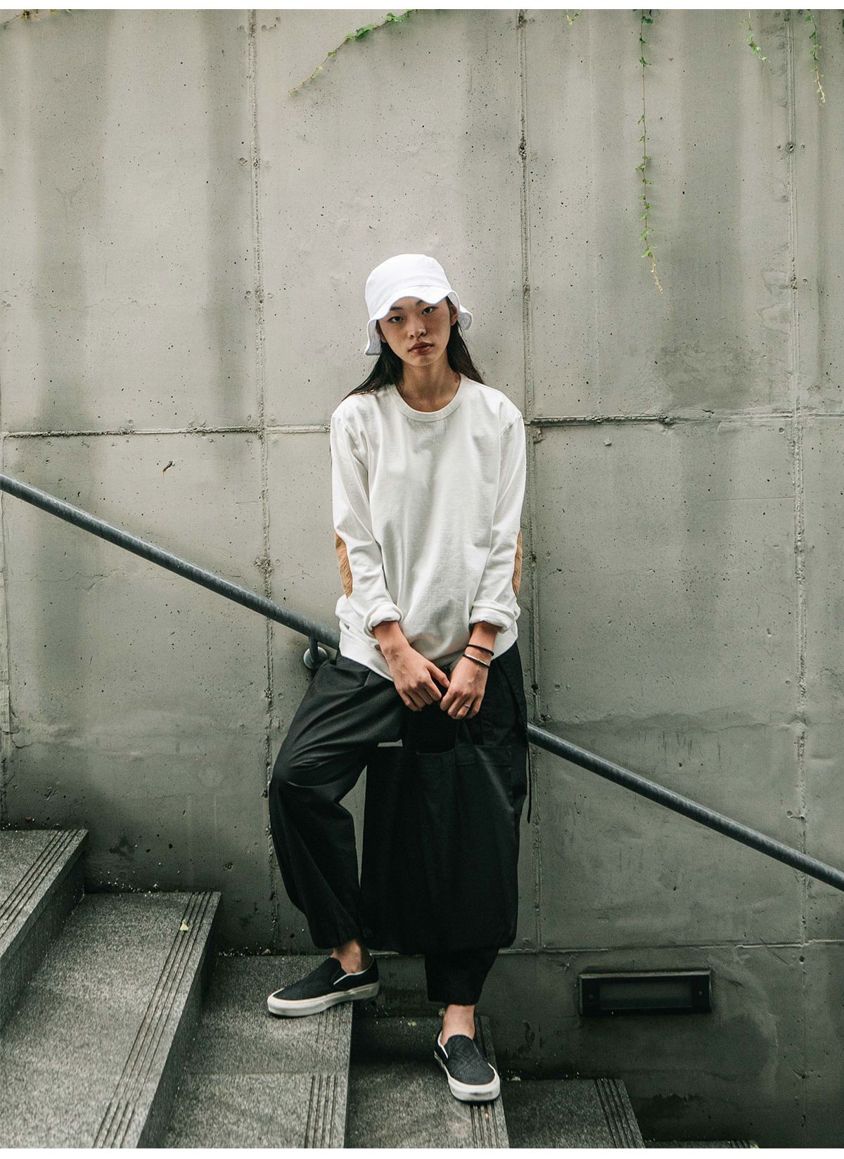 Symmetric Wave hat #3 [white] 사진 3/4