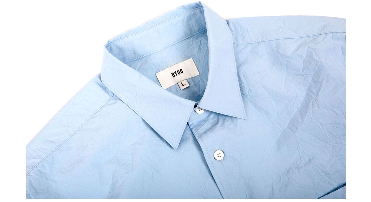 Asymmetric pucker shirts_bl #2
