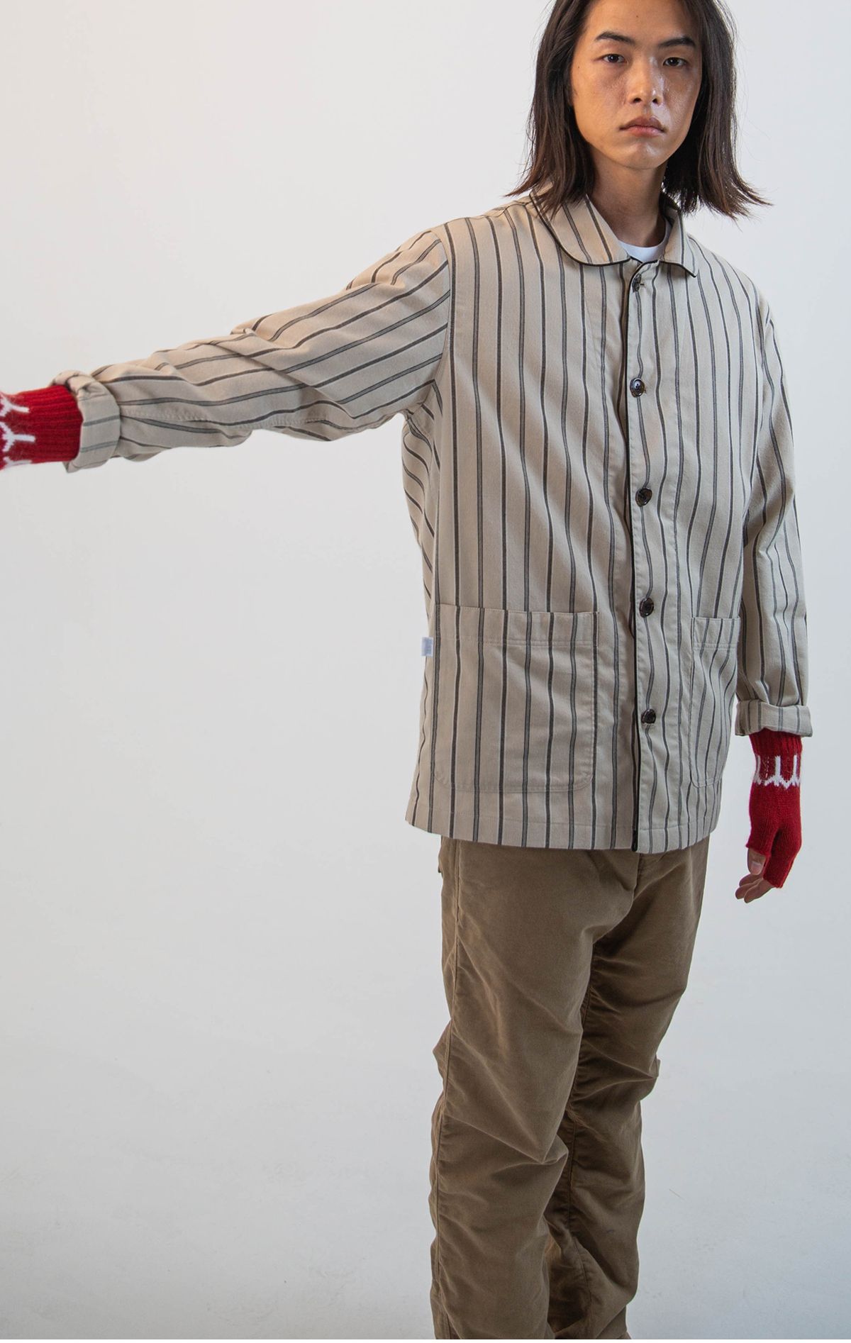 Symmetric relaxer p. jacket #8 [stripe]