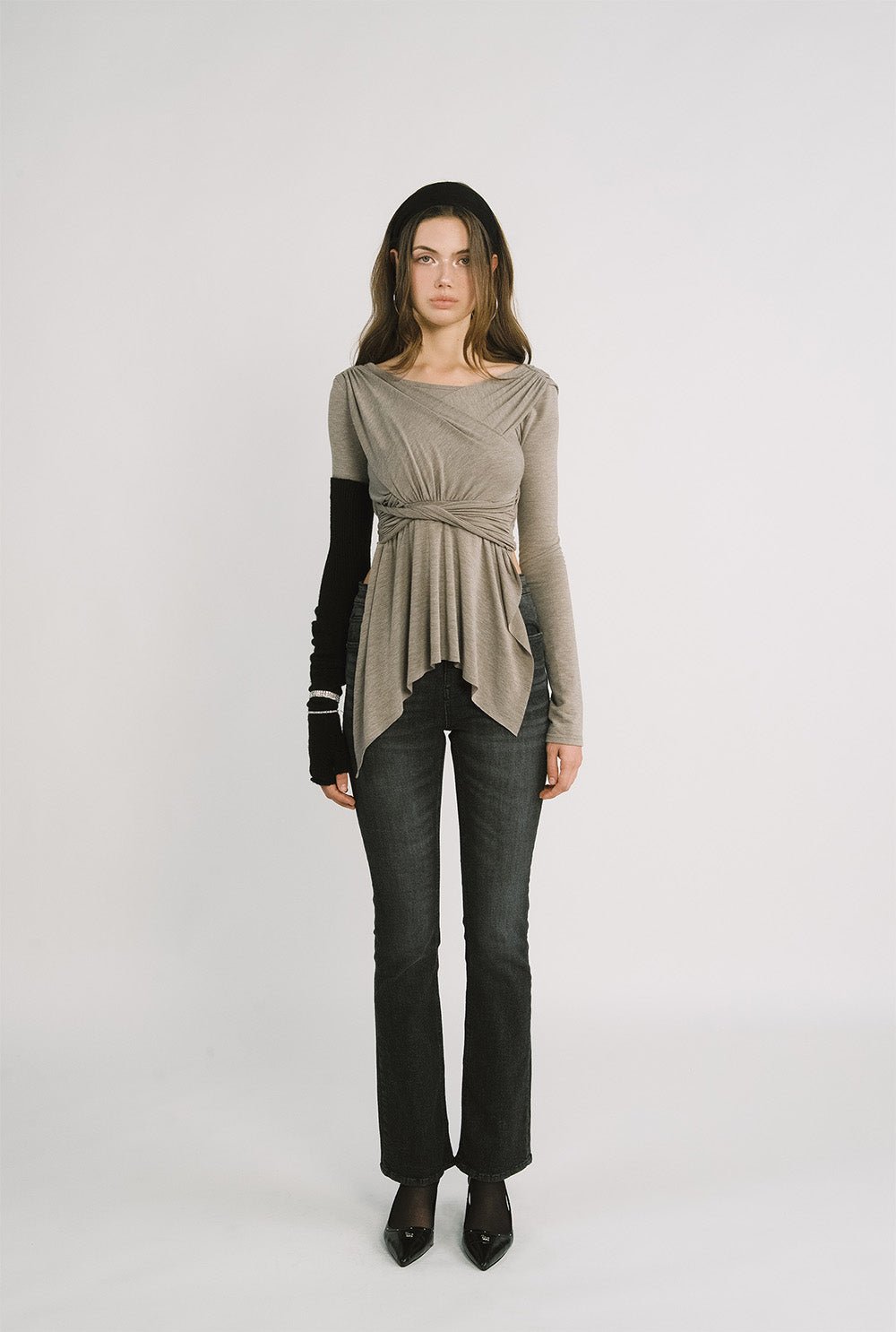 5501 Bootcut black jeans 사진 1/4