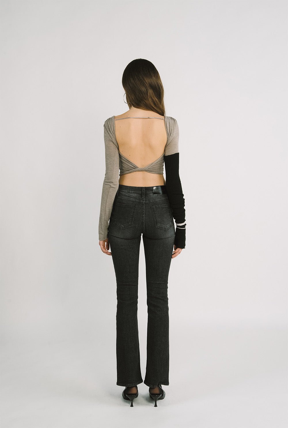 5501 Bootcut black jeans 사진 3/4
