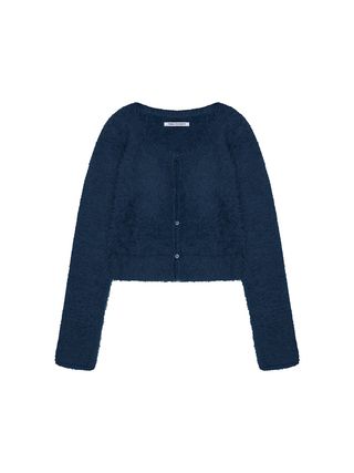 HAIRY CARDIGAN (PALE BLUE)
