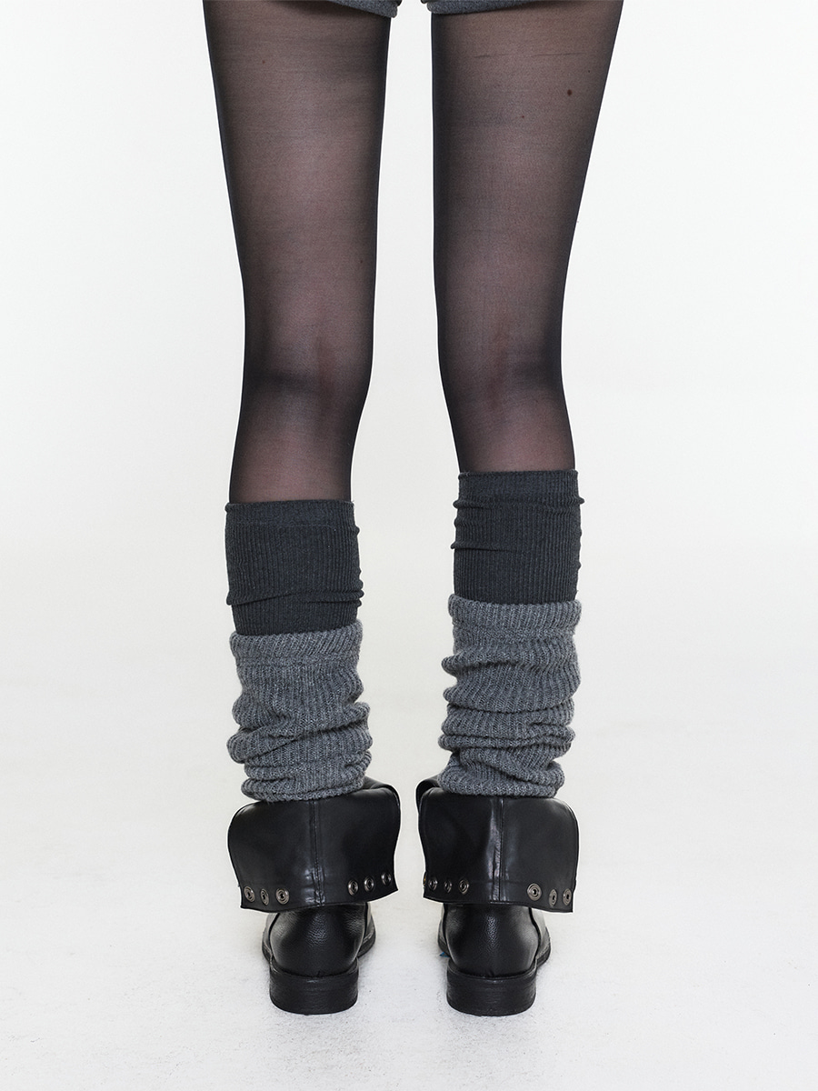[포사 PICK] JANE BUCKLE MID BOOTS BLACK 사진 3/4