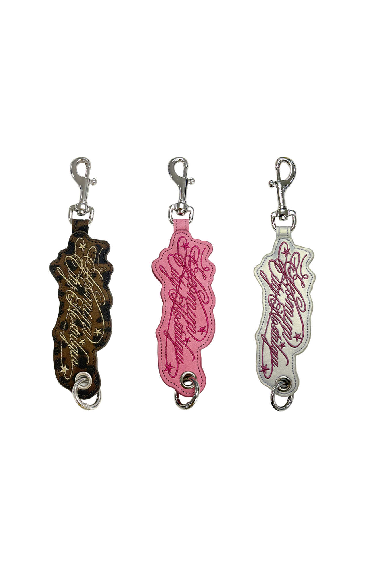 letter tag keyring