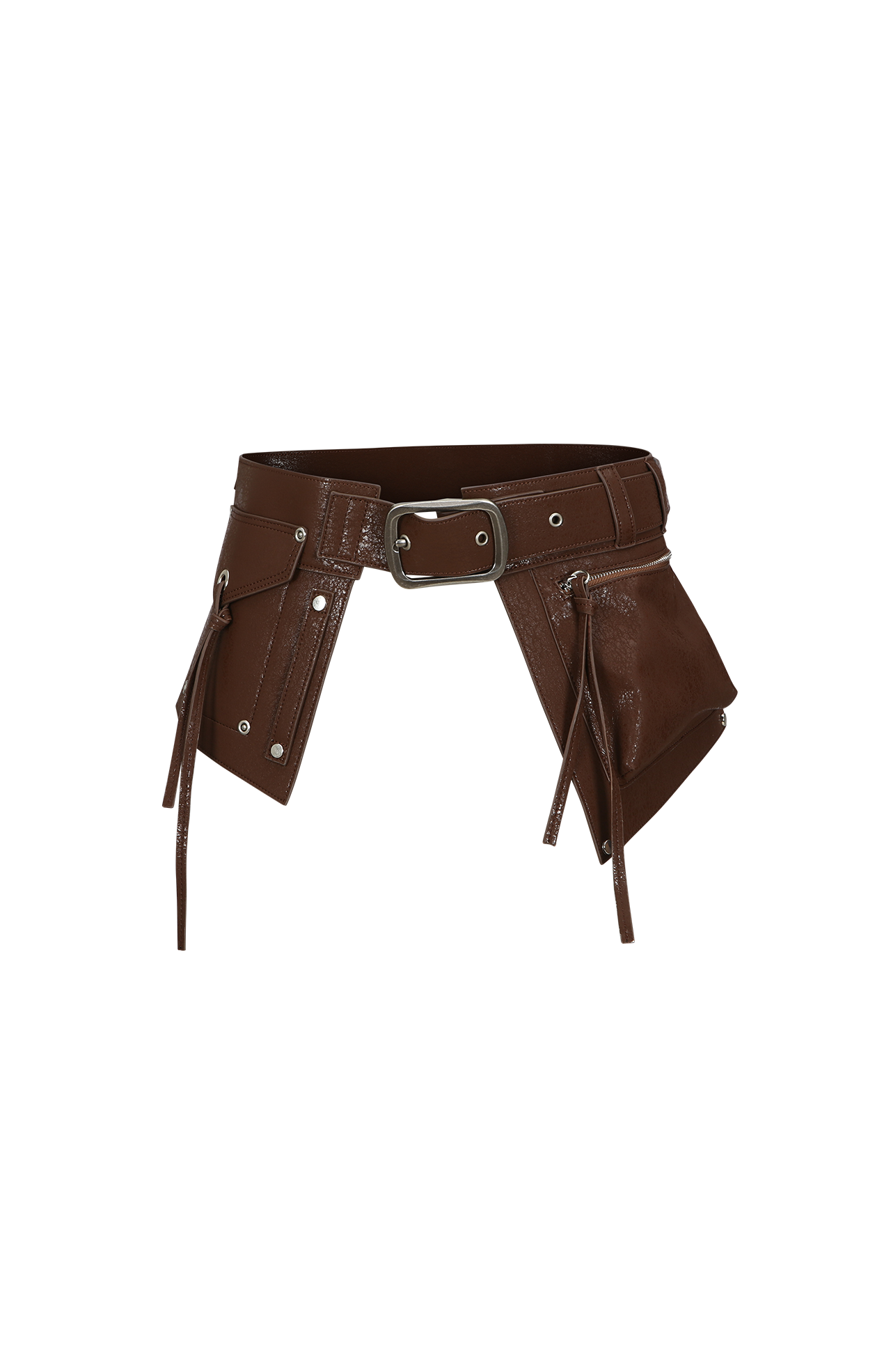 harness waist bag (choco brown) 사진 4/4
