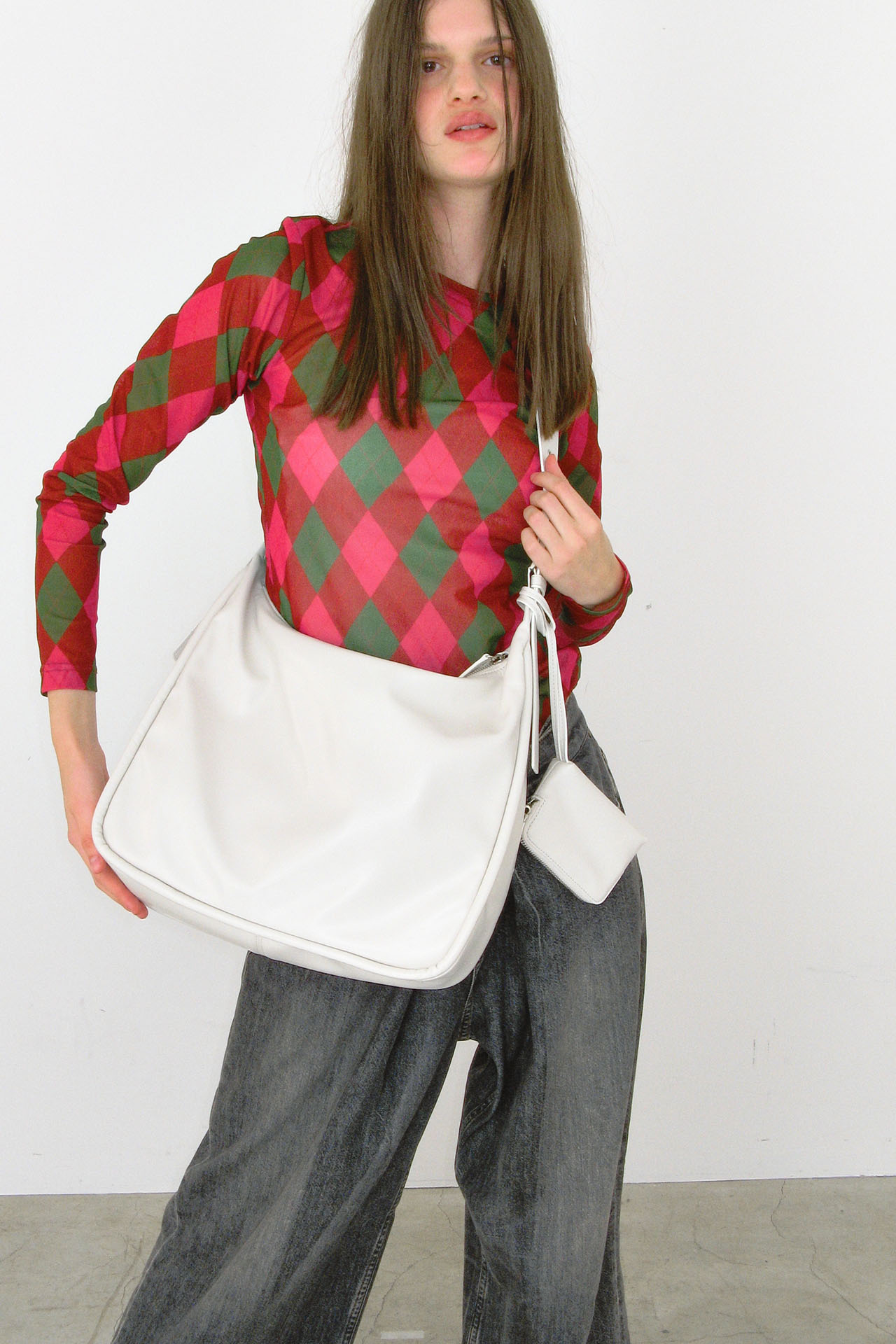 벨티드 릿지 백 belted ridge bag (cream) 사진 2/4