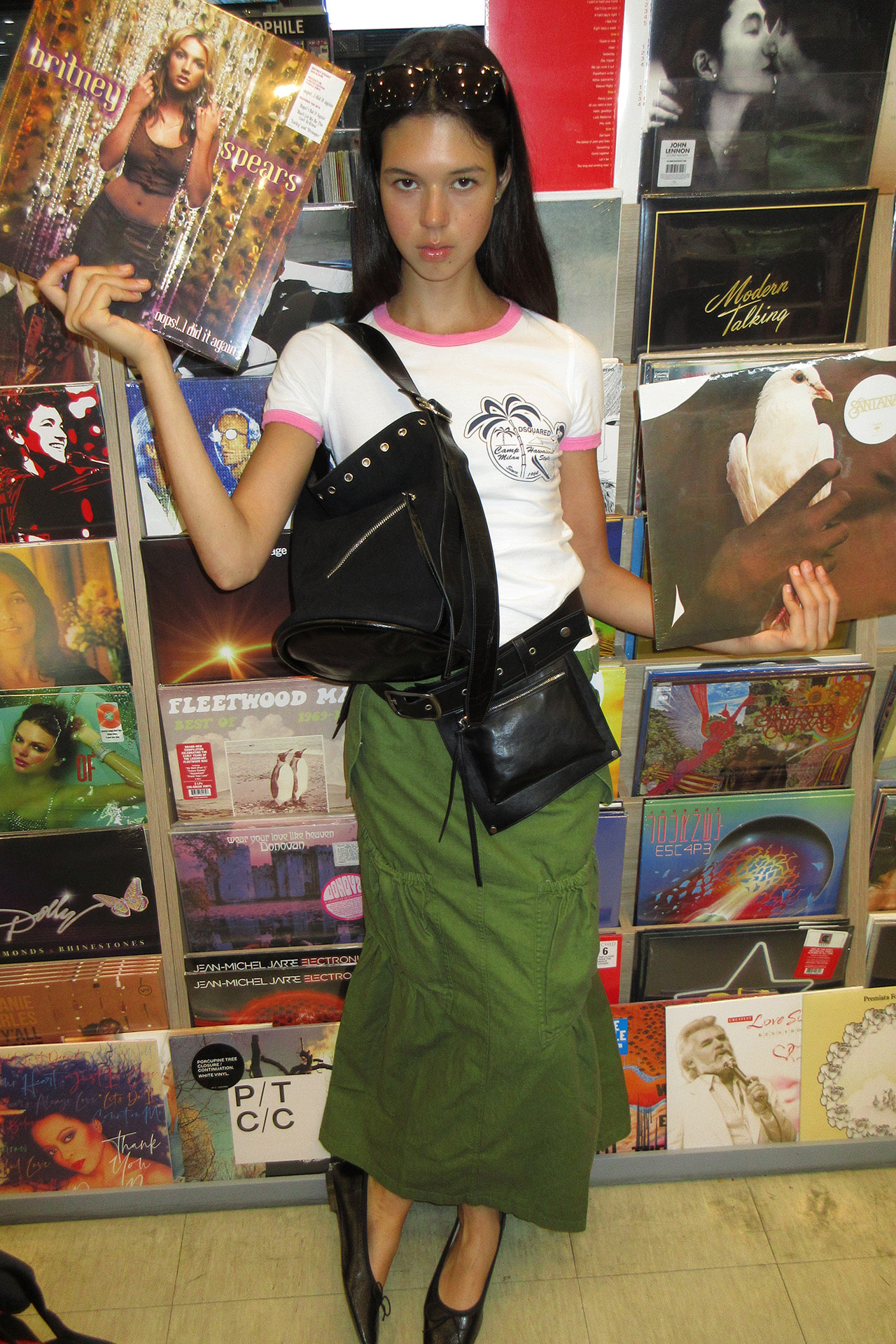 harness waist bag (black)